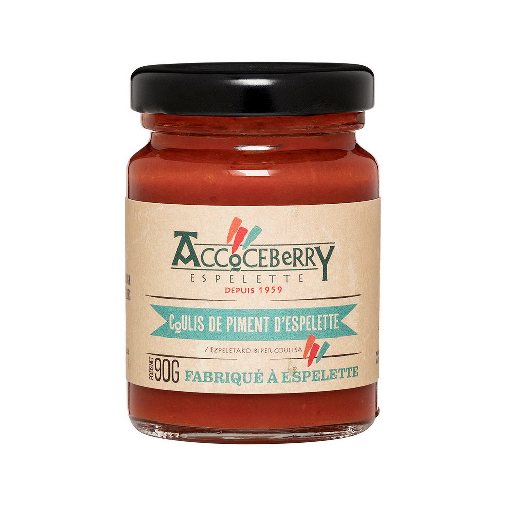Coulis au Piment D'espelette maison Accoceberry Coulis au Piment D'espelette maison Accoceberry