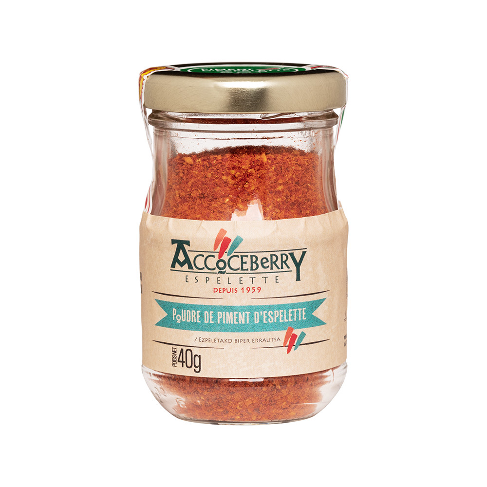 Poudre De Piment D'espelette Aop du Pays Basque en vente | Accoceberry