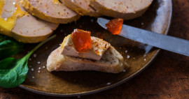 Foies gras de canard préparés au Pays Basque