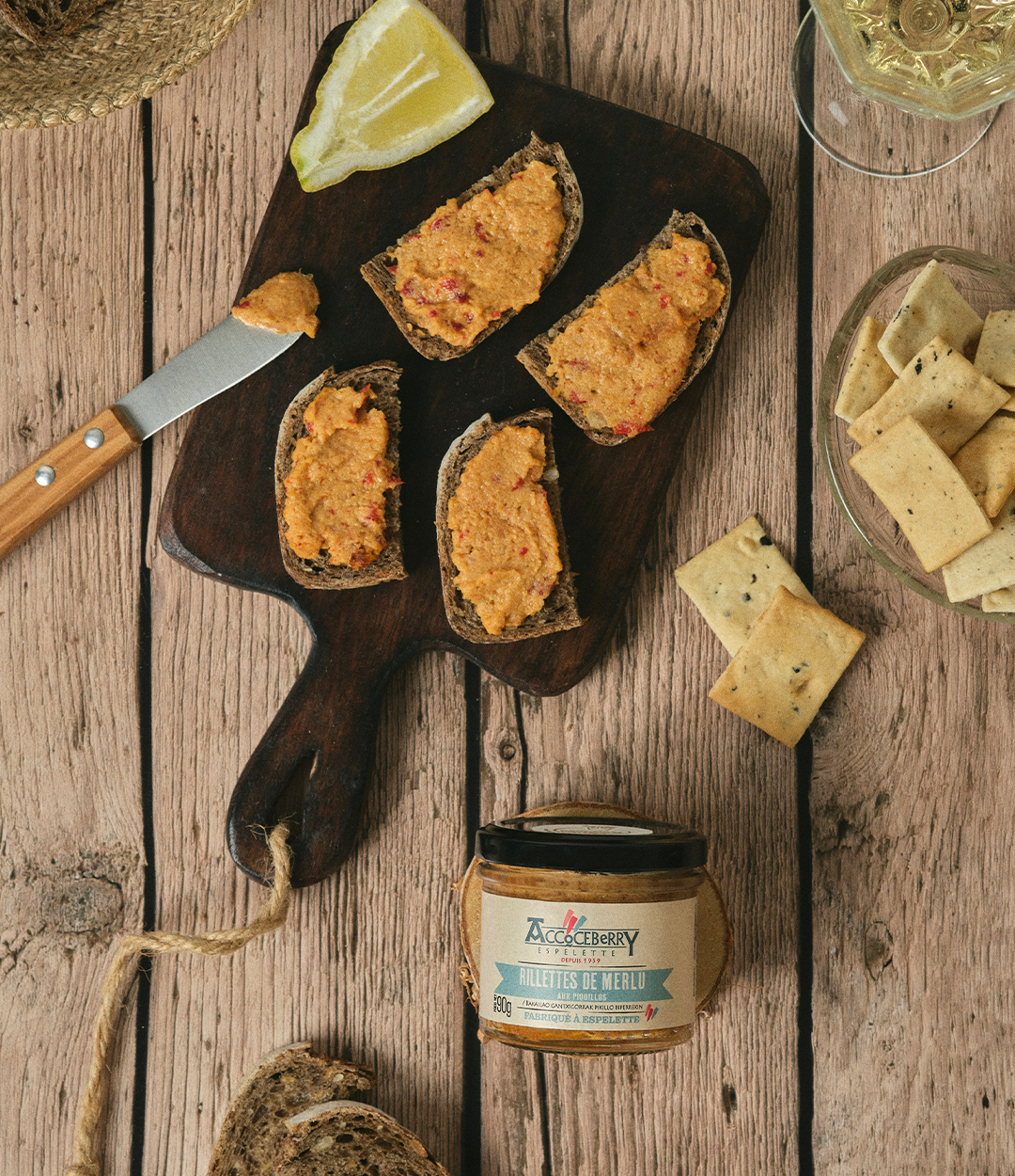 Rillettes de Merlue aux Piquillos
