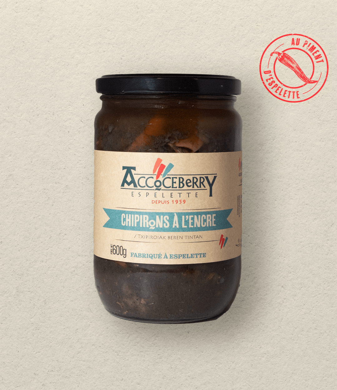 Chipirons à l'encre 600g