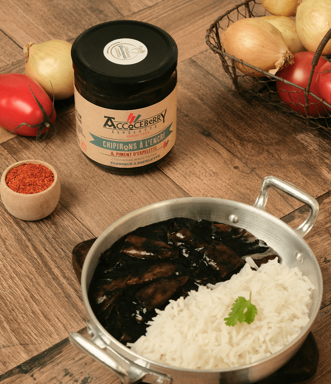 Chipirons à l'encre