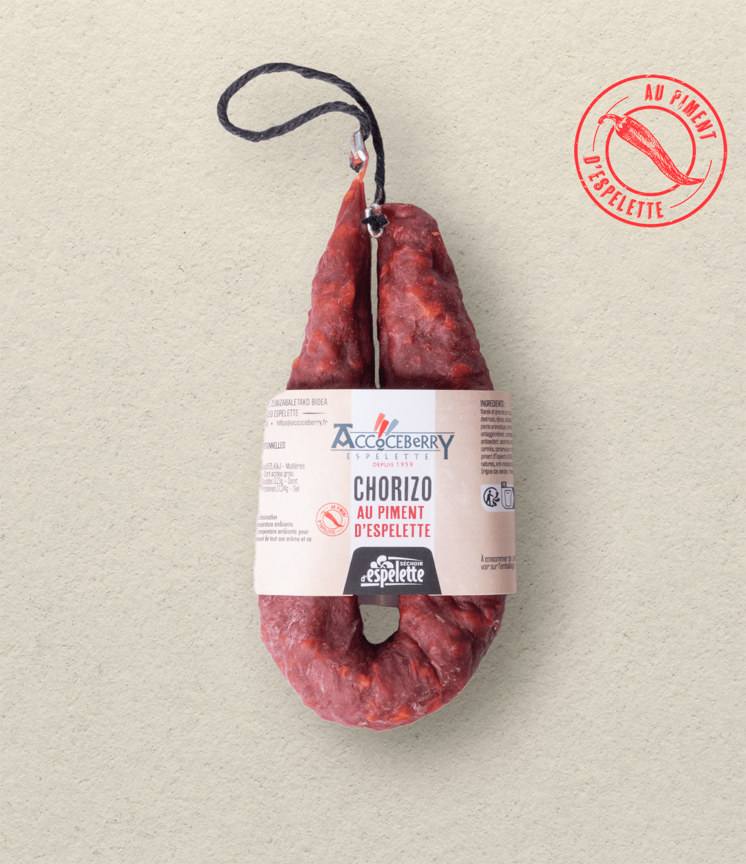 Chorizo Au Piment D'espelette