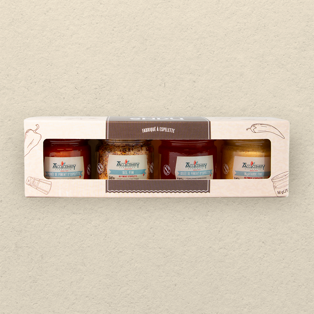 Coffret cadeaux Condiment 40g
