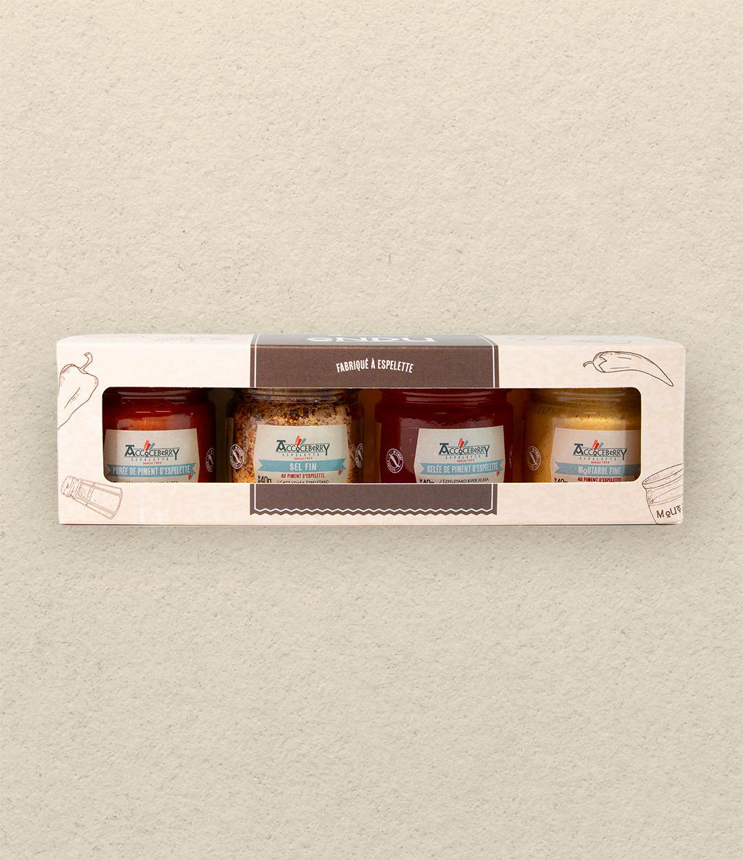 Coffret cadeaux Condiment 40g
