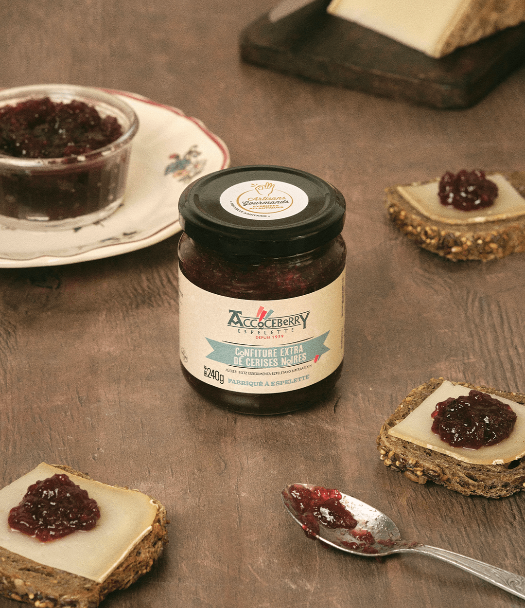Confiture de Cerises Noires