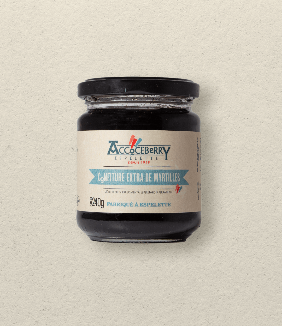 Confiture de Myrtilles 240g