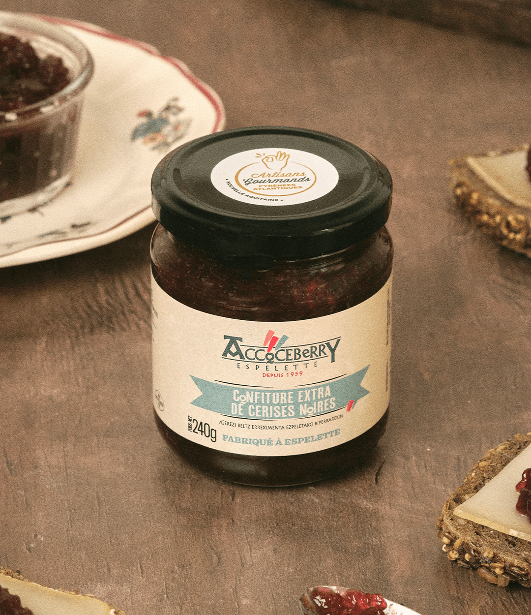 Confiture de Cerises Noires
