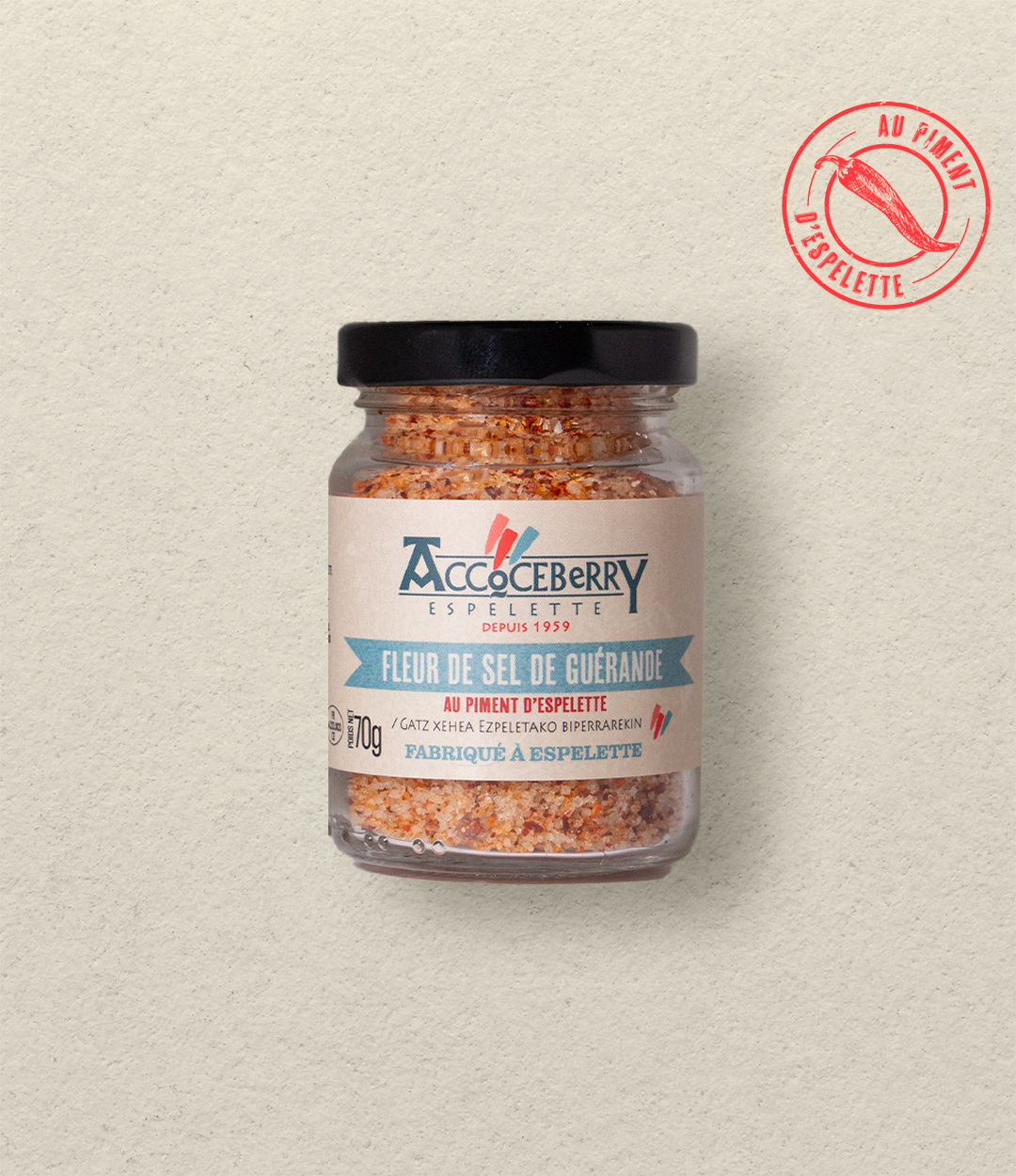 Fleur de Sel de Guérande au Piment d'Espelette