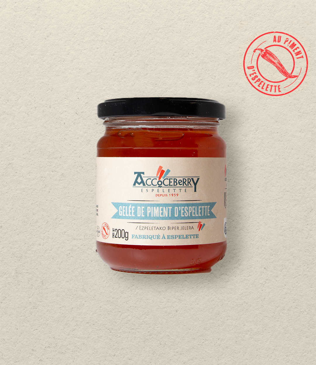 Gelée de Piment d'Espelette 200g