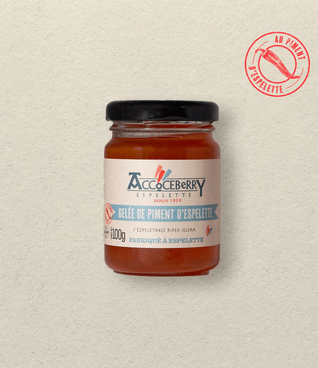 Gelée de Piment d'Espelette 100g