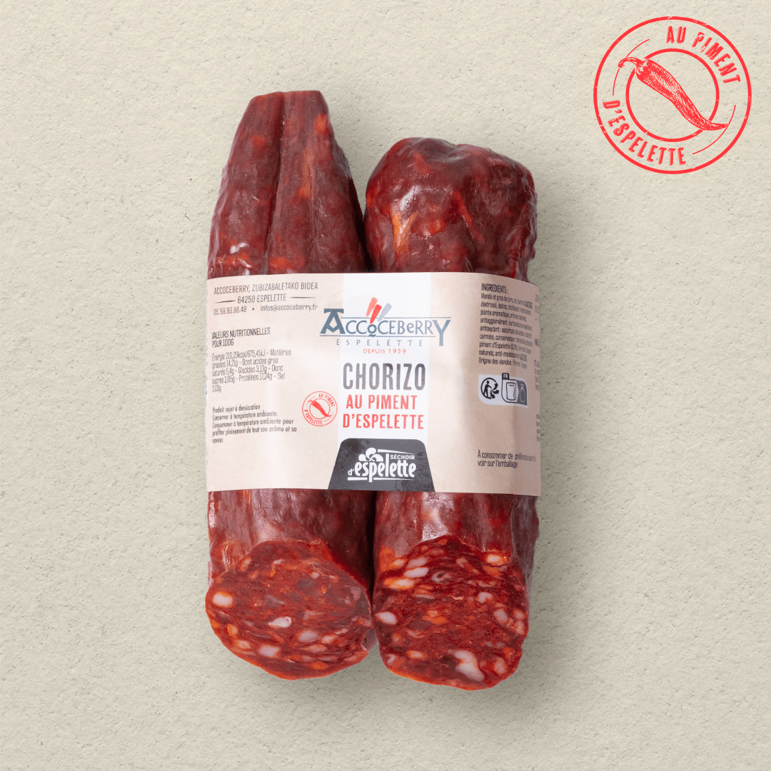 gros chorizo 500g piment d'esplette