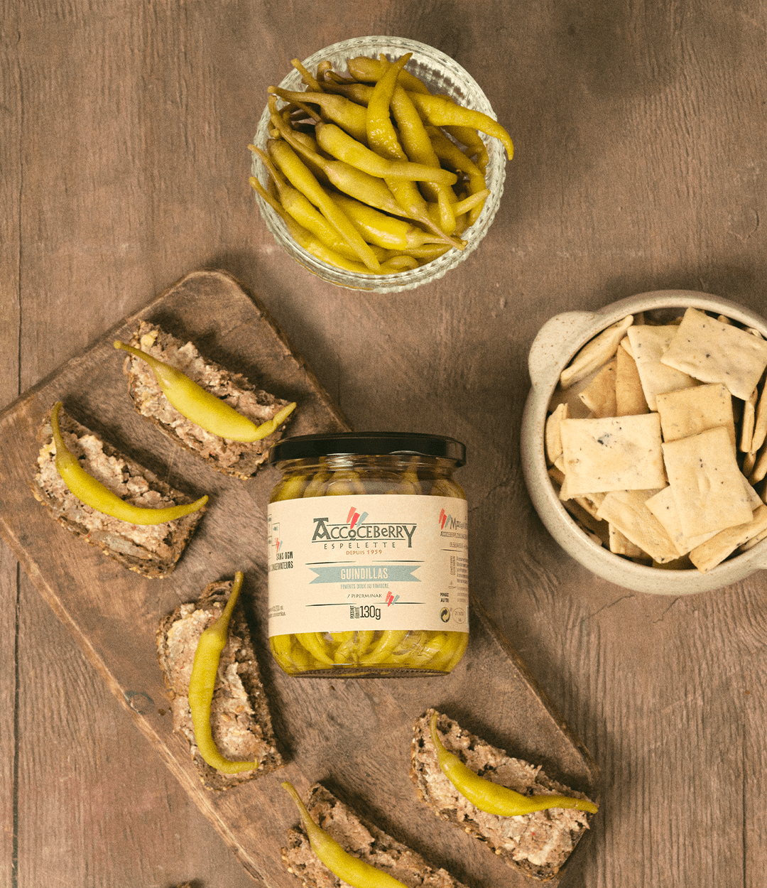 Piment Doux au Vinaigre "Guindillas"