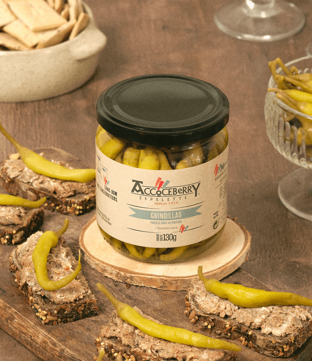 Piment Doux au Vinaigre "Guindillas"