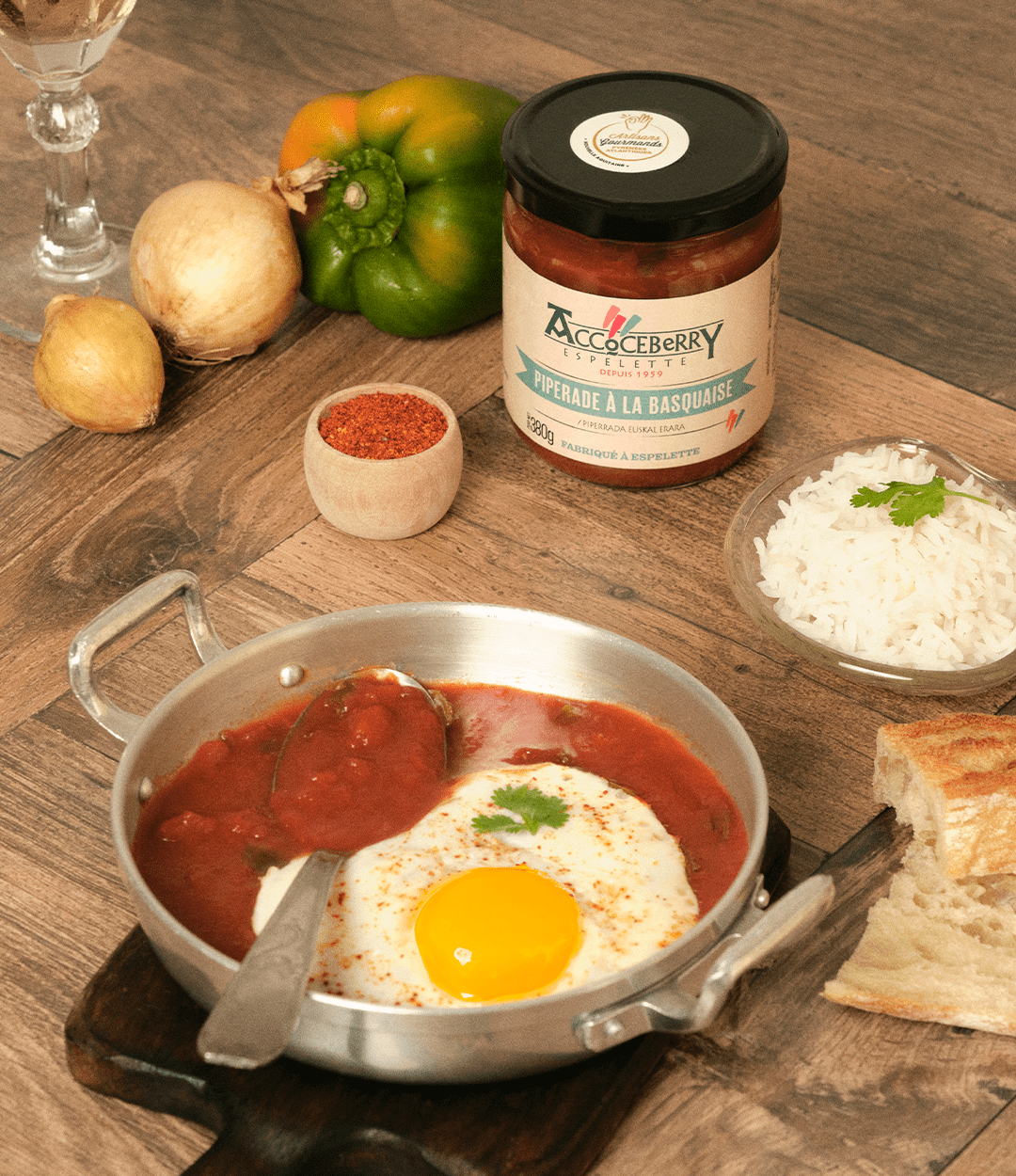 Piperade à la Basquaise