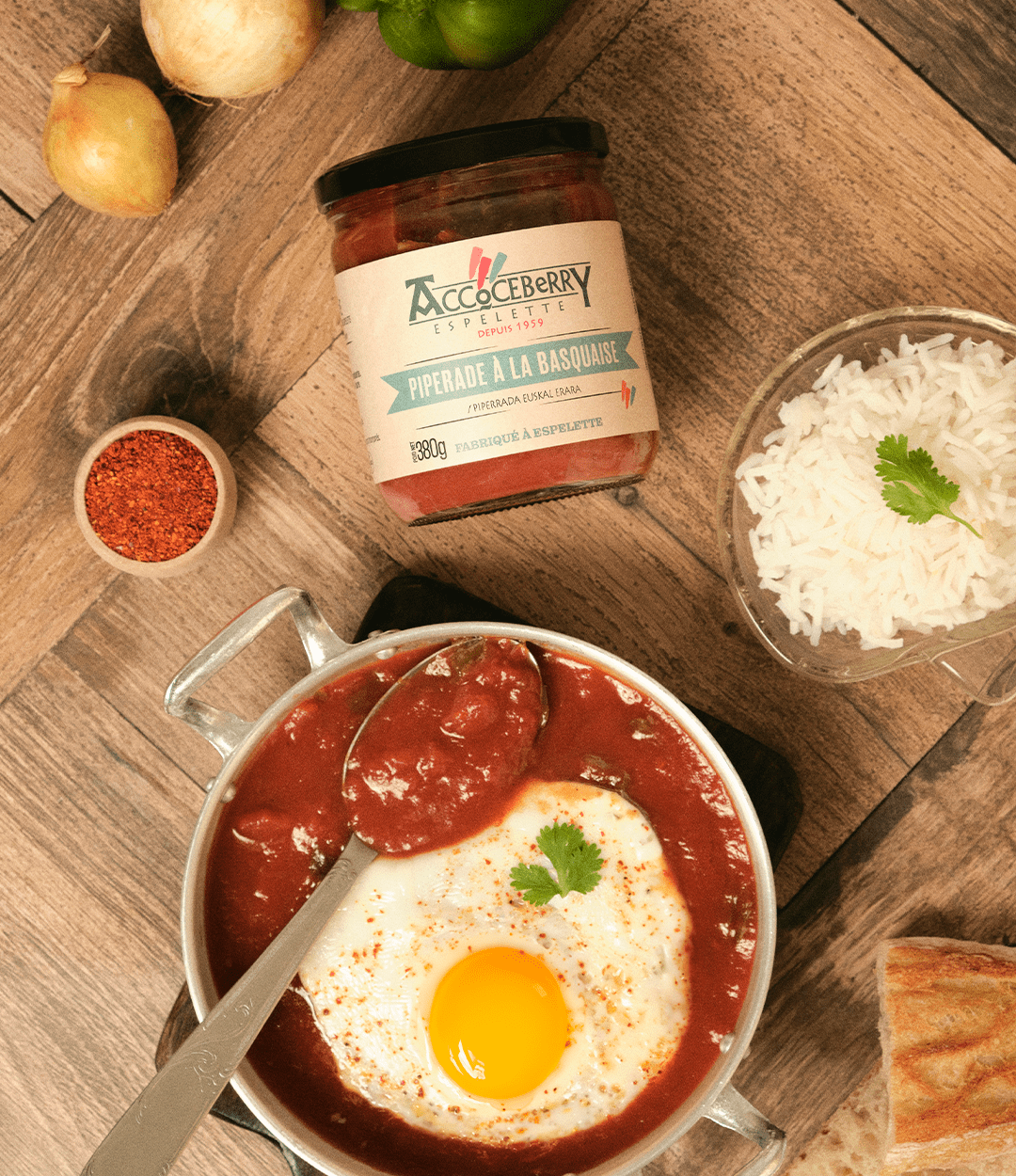 Piperade à la Basquaise