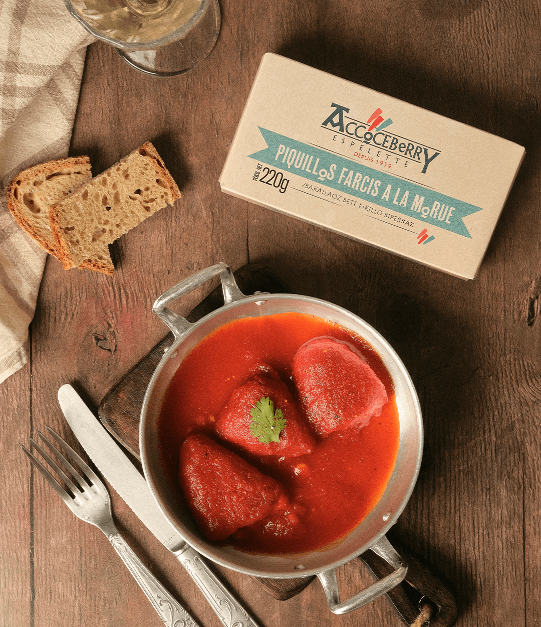 Piquillos Farcis à la Morue