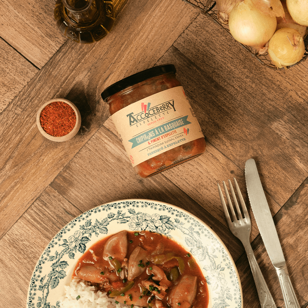 Chipirons à la basquaise