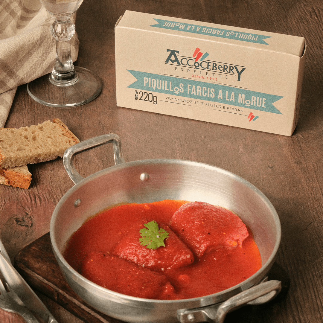 Piquillos Farcis à la Morue