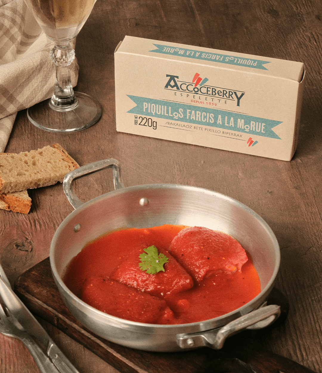 Piquillos Farcis à la Morue