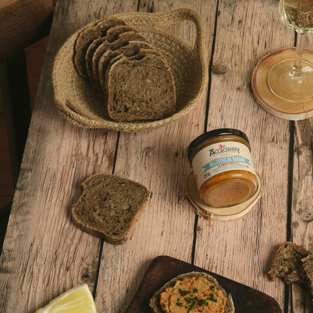 Rillettes de Sardines au Piment d'Espelette