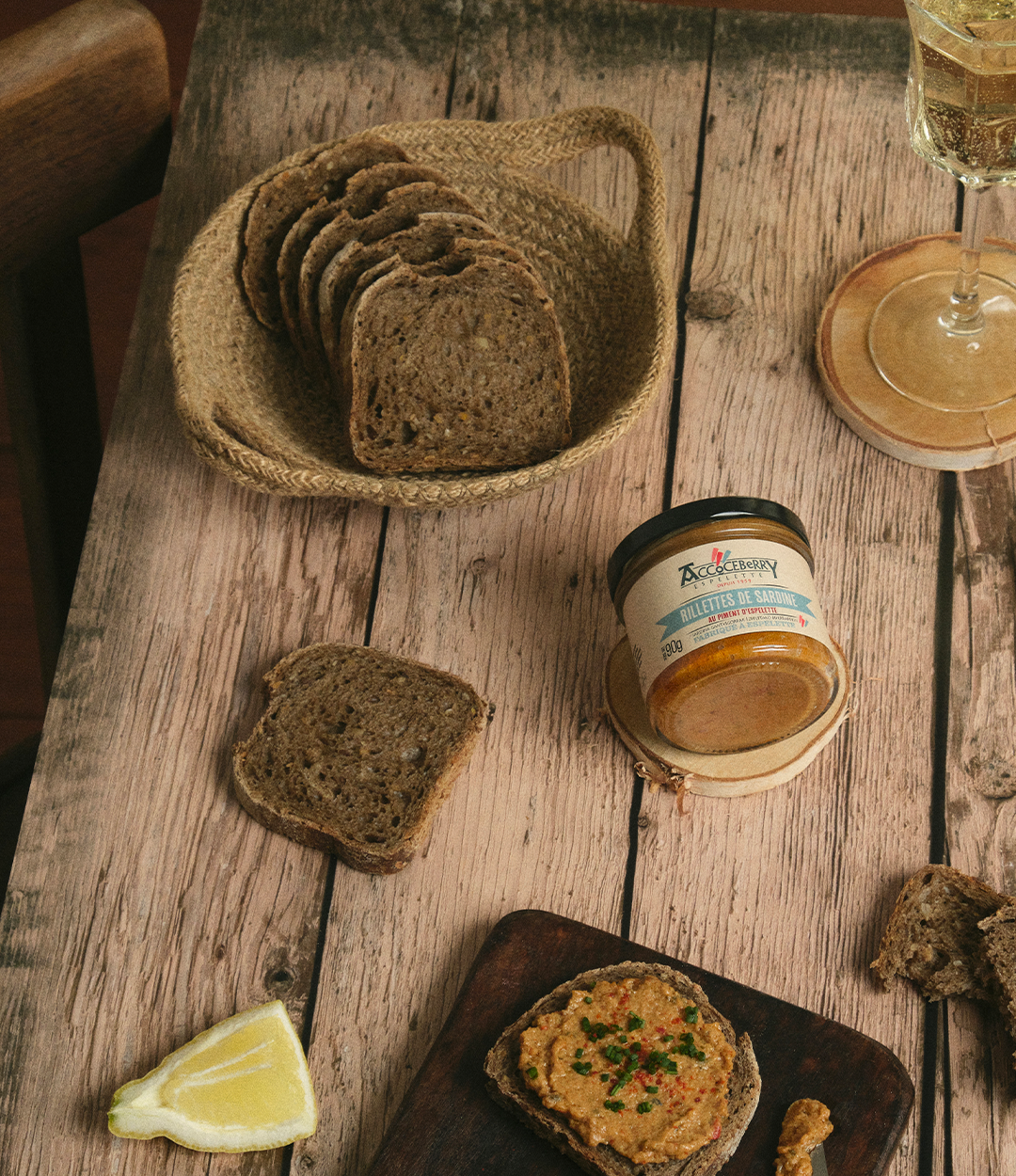 Rillettes de Sardines au Piment d'Espelette