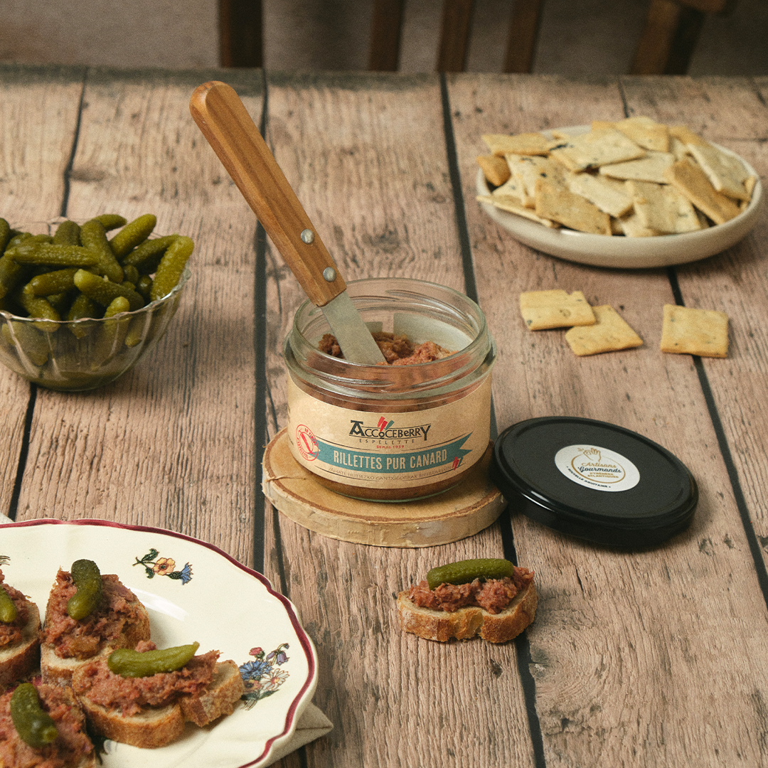 Rillettes de Canard au Piment d'Espelette