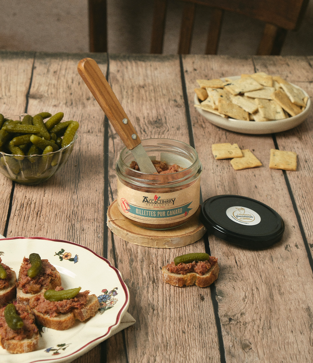 Rillettes de Canard au Piment d'Espelette