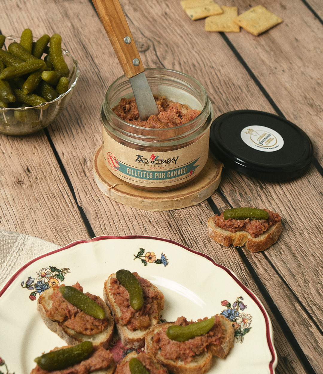 Rillettes de Canard au Piment d'Espelette