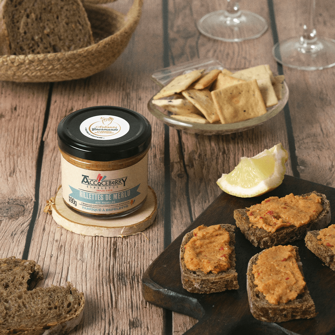 Rillettes de Merlue aux Piquillos