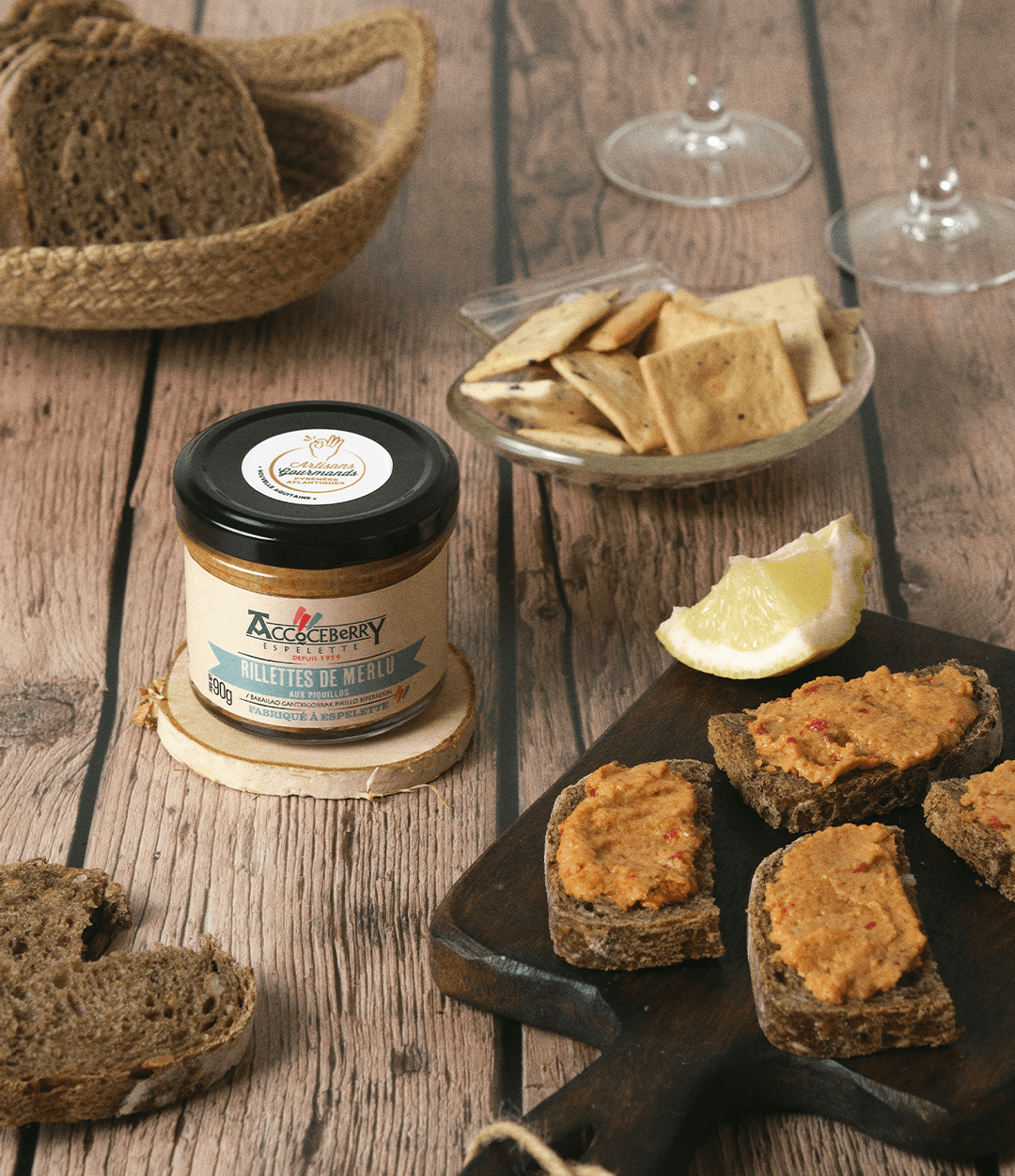 Rillettes de Merlue aux Piquillos