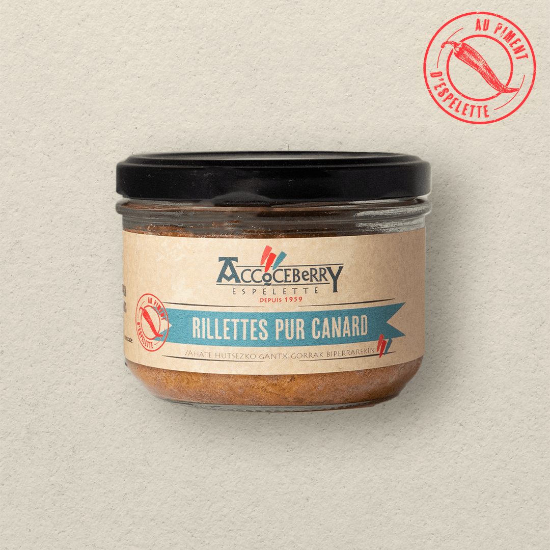 Rillettes de Canard au Piment d'Espelette