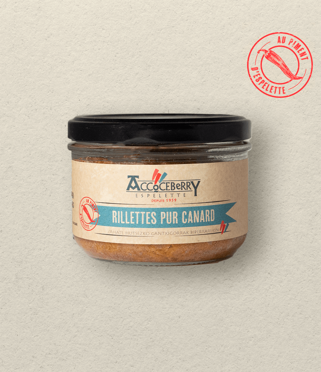 Rillettes de Canard au Piment d'Espelette