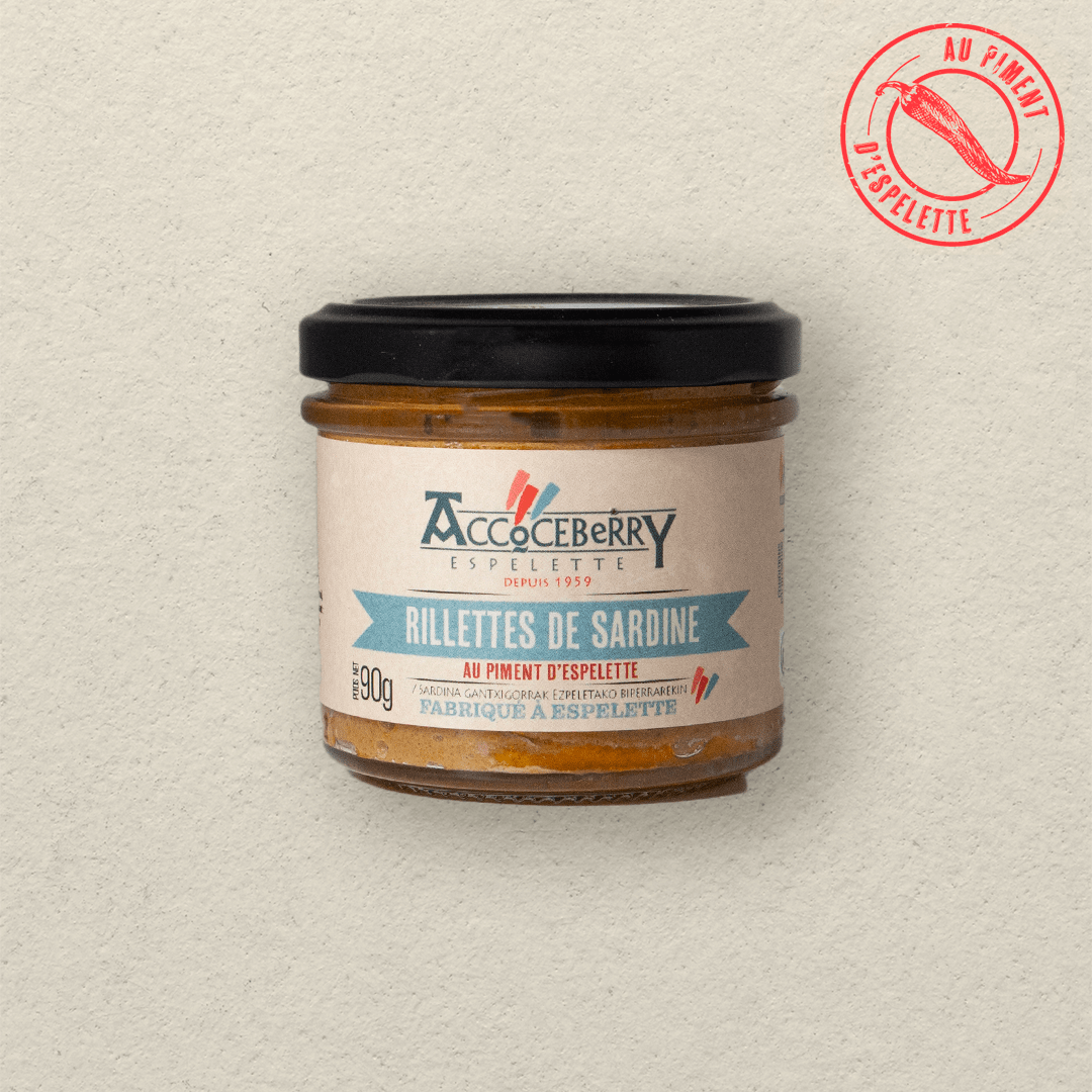 Rillettes de Sardines au Piment d'Espelette