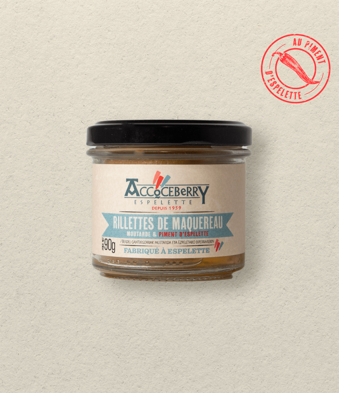 Rillettes de Maquereau Moutarde & Piment d'Espelette