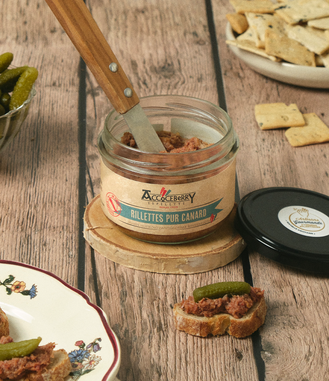 Rillettes de Canard au Piment d'Espelette