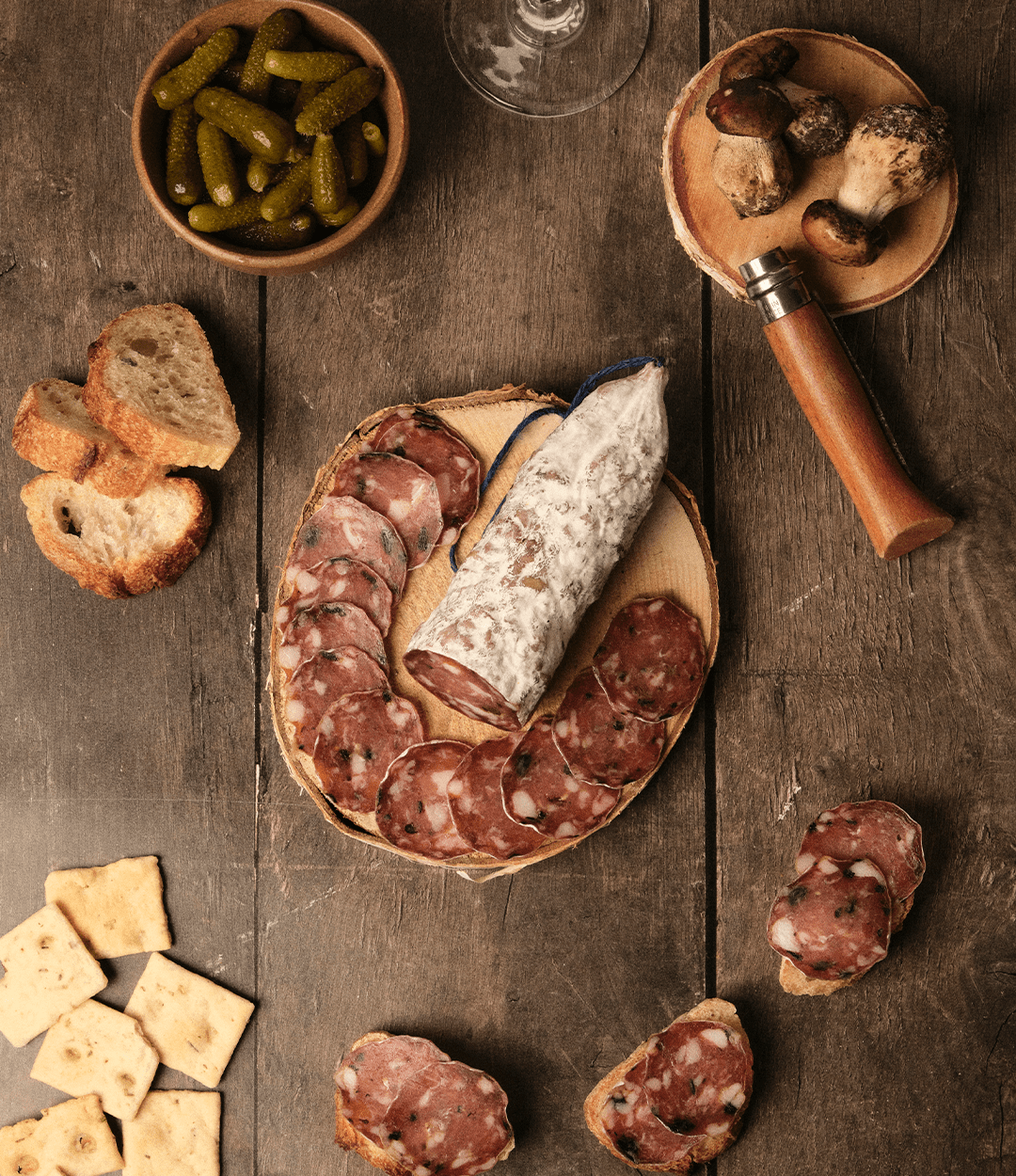 Saucisson Aux Cèpes