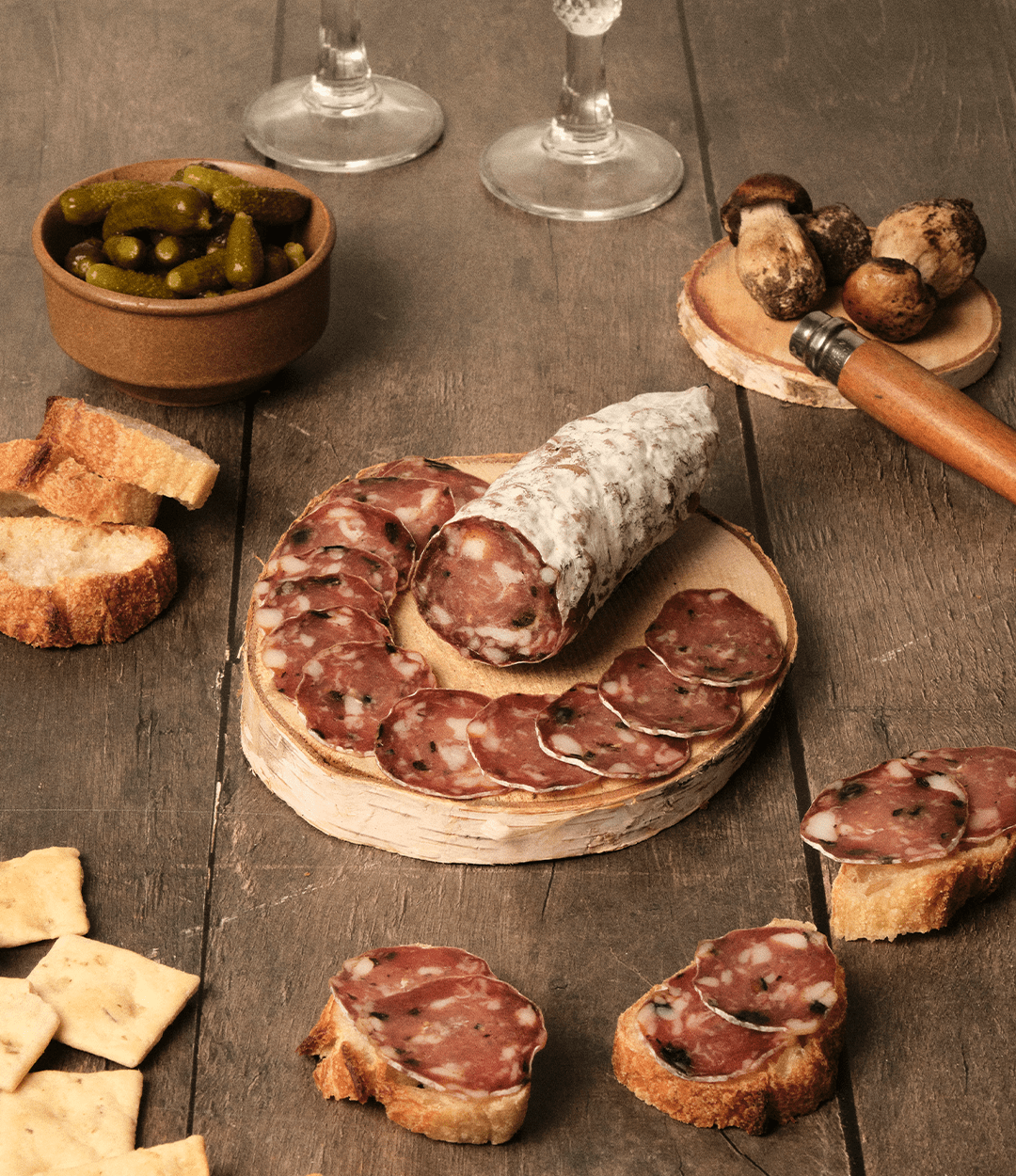 Saucisson Aux Cèpes