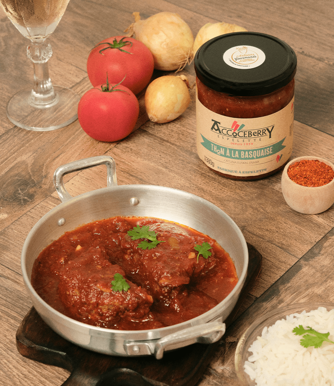 Thon à la Basquaise au Piment d'Espelette