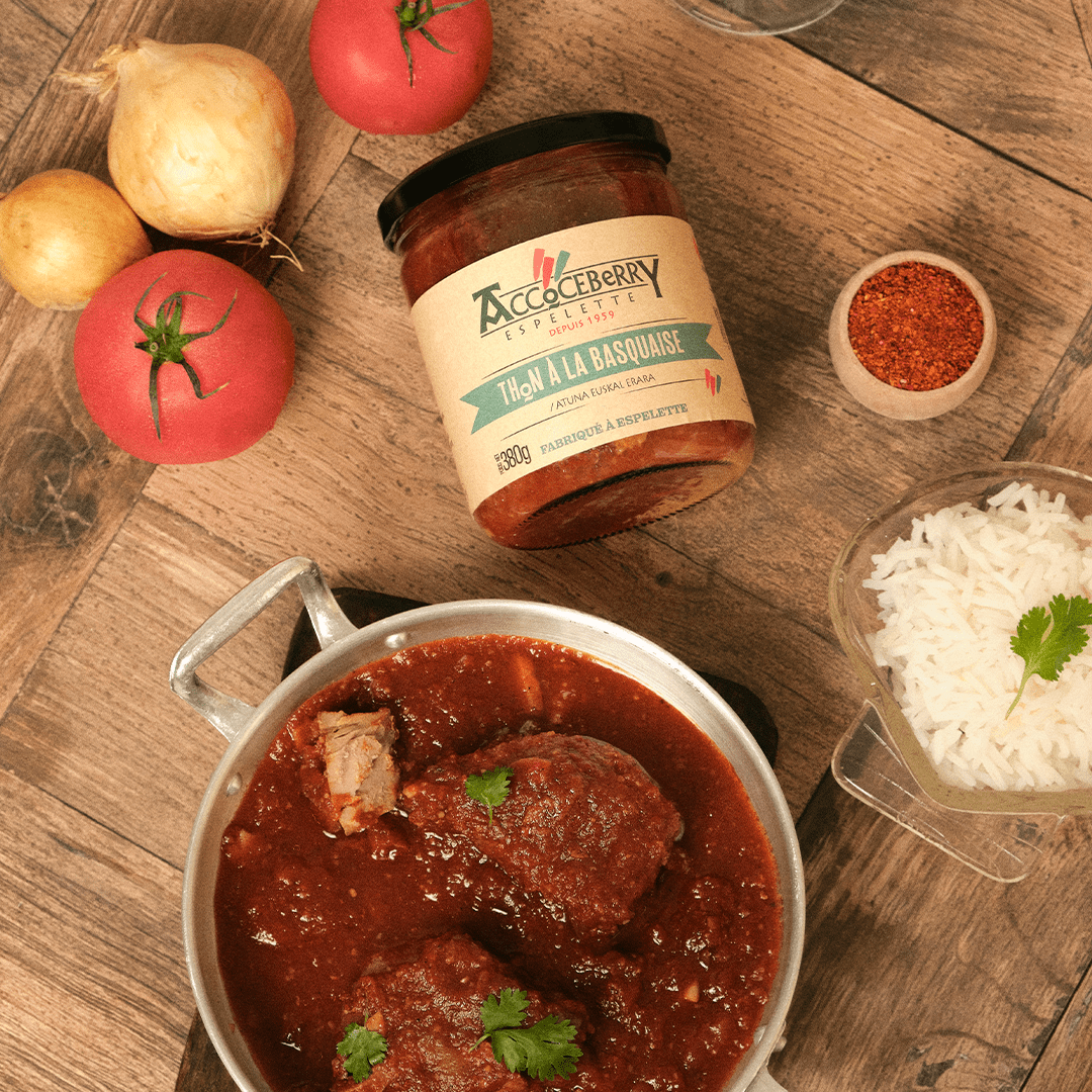 Thon à la Basquaise au Piment d'Espelette