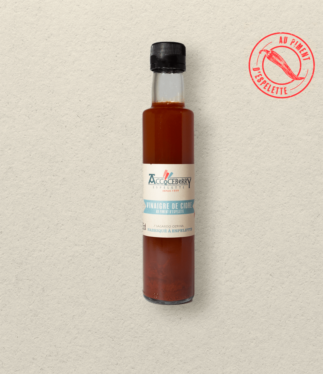 Vinaigre de Cidre au Piment d'Espelette